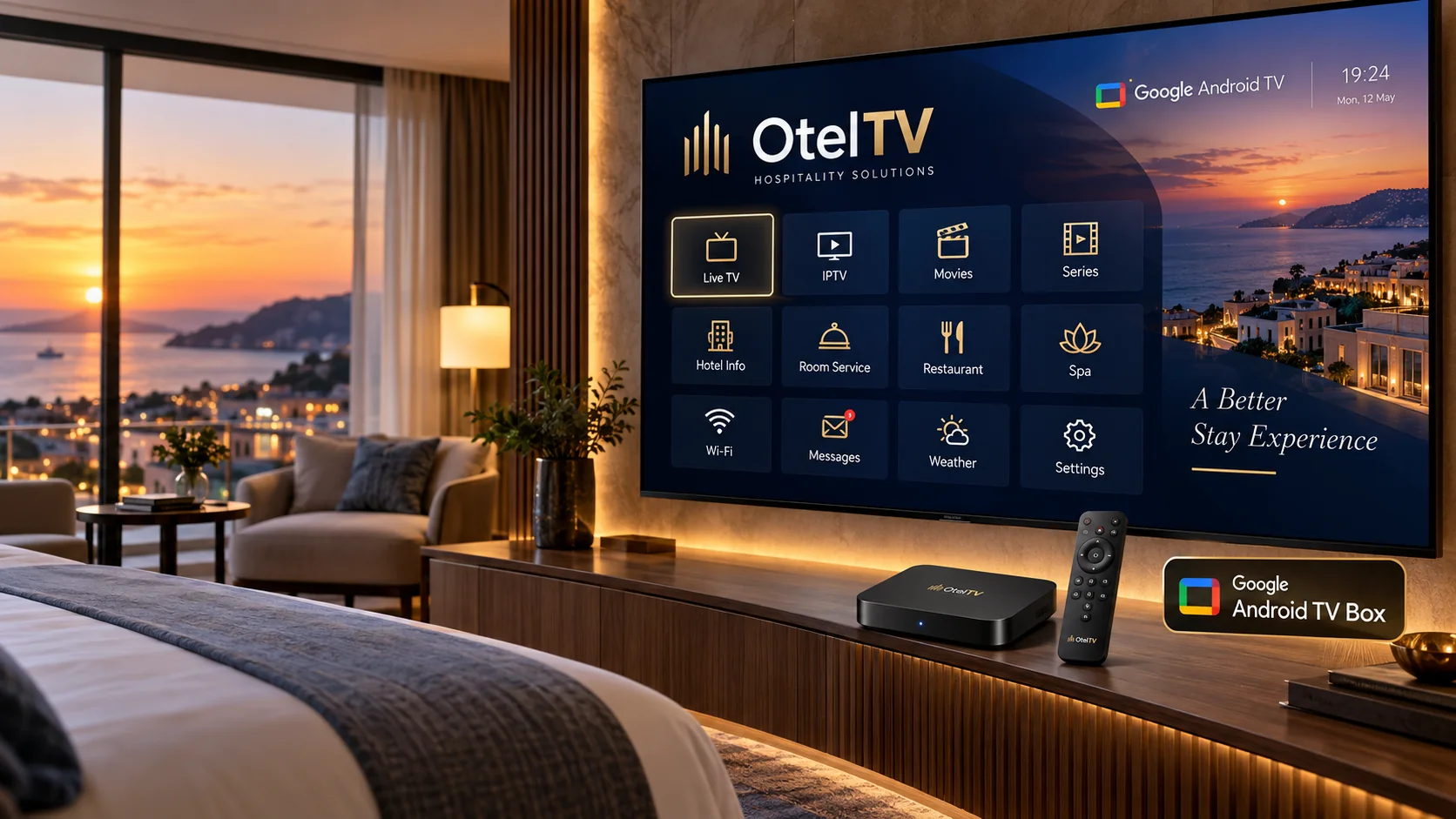 Google Android TV Box OtelTV çözümü