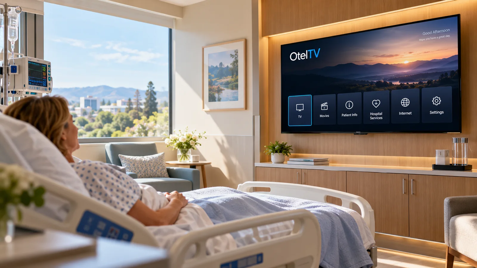 OtelTV hastane hasta odası çözümü - 1